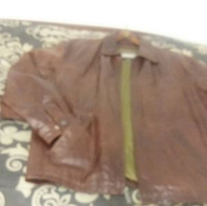 Vintage men's leather Wilson bomber